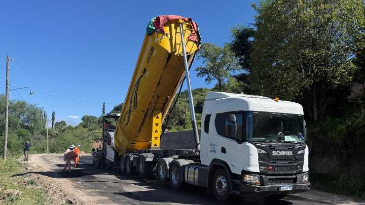 La pavimentación de la Ruta Provincial Nº 1 entra en su recta final