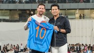 GOAT India Tour: Lionel Messi Meets Sachin Tendulkar In Mumbai, Gets 'Iconic' No 10 Jersey