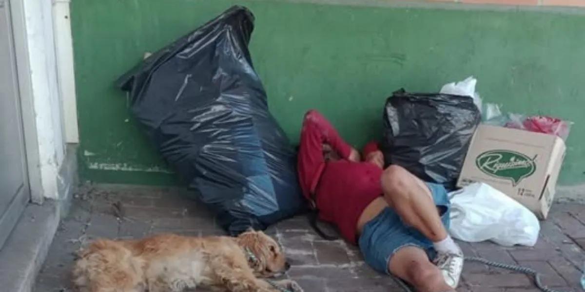 Habitante de calle retiene a perrita para vender a sus crías