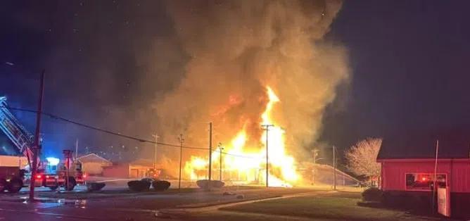 Large Warehouse Fire In Owensboro