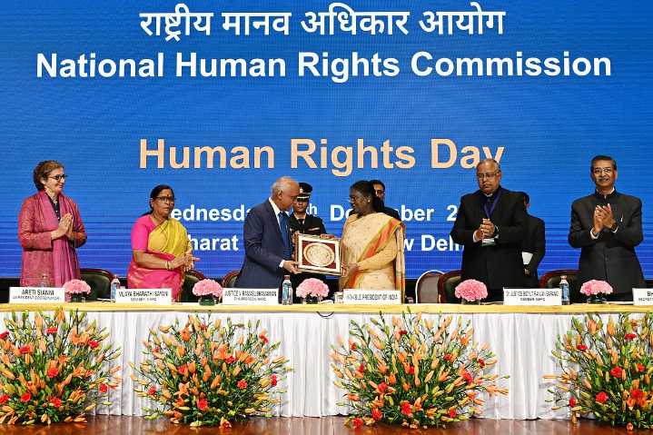 President Droupadi Murmu Calls for Collective Commitment to Human Rights