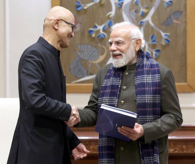 PM Hails Microsoft India Invest
