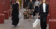 Chanel's new showman stages an ode to NYC with star-packed runway show on a real subway platform