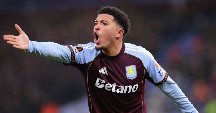 Jadon Sancho called out for angry response to Aston Villa decision
