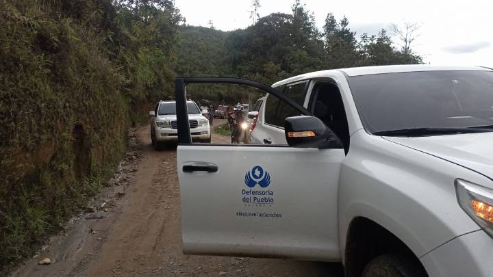 Mediación de la Defensoría facilitó retorno de soldados y policías que habían sido retenidos por campesinos en el Cauca