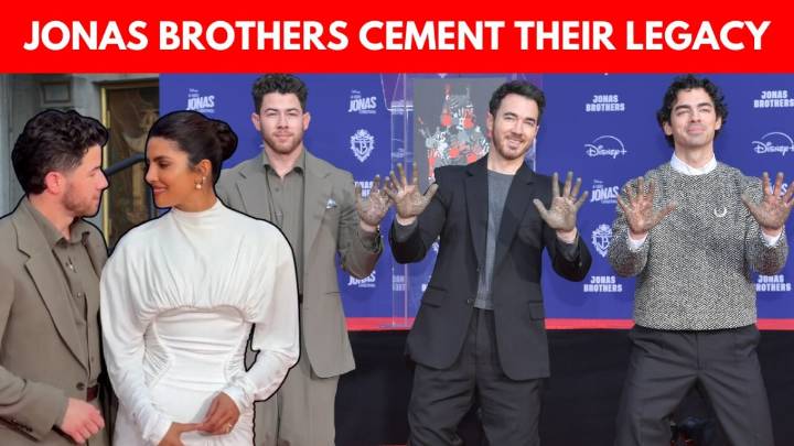 Nick, Joe & Kevin Jonas Celebrate 20 Years In Music With Hand & Footprint Ceremony In LA
