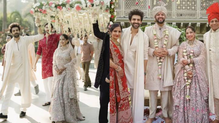 Kartik Aaryan celebrates sister Kritika’s wedding with rare family photos and an emotional note