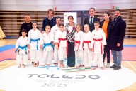 Fotos | El encuentro de Sandra Sánchez en Toledo con los pequeños karatecas en una tarde muy especial