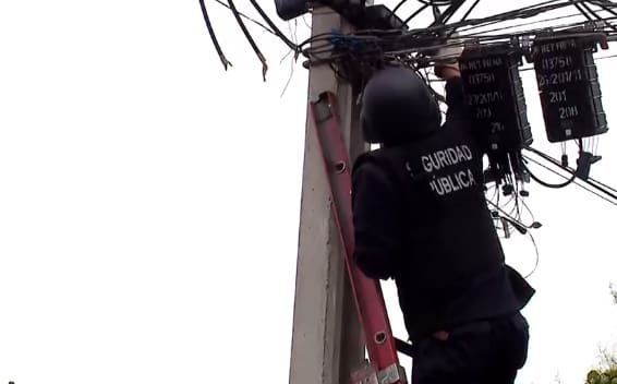 Operativo logra retirar cámaras de vigilancia instaladas por narcotraficantes en el Barrio Chino de Lo Espejo