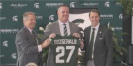 Fitzgerald introduced at MSU: ‘One game just means a little more, doesn’t it?’