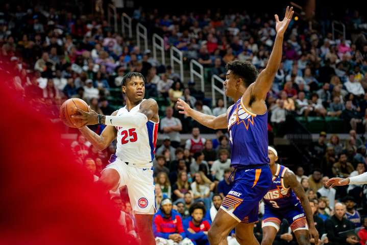 Pistons guard moves closer to season debut, adding another challenge to rotation