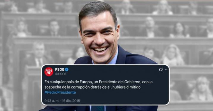 La hemeroteca deja en evidencia a Sánchez: así pedía dimisiones por sospecha de corrupción