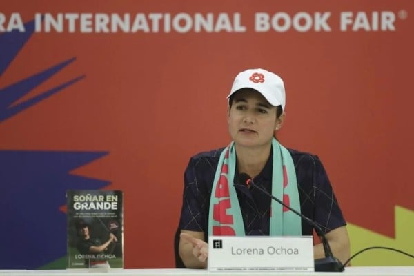 Lorena Ochoa comparte en la FIL una vida más allá del golf