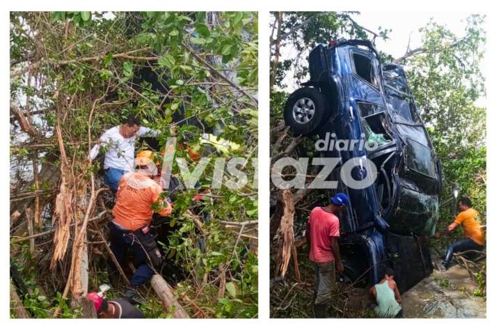 Alcalde de El Tigre estable y su chofer delicado tras vuelco de vehículo en carretera de Anzoátegui