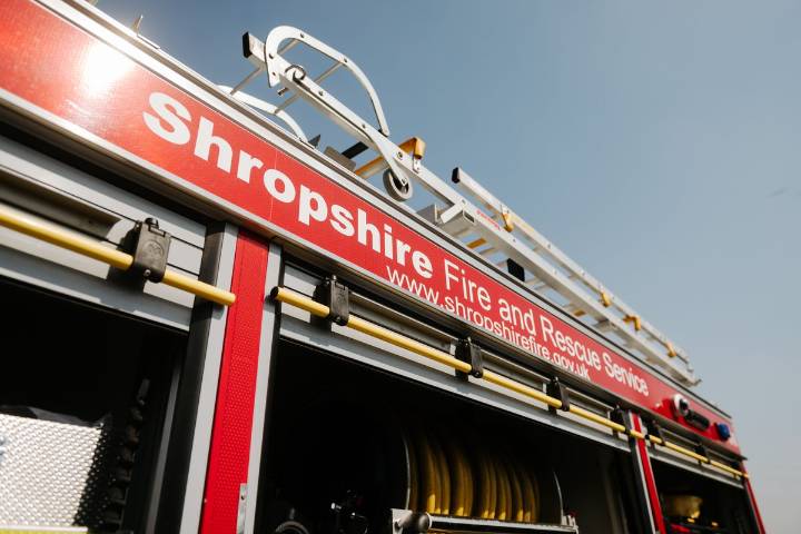 Fire service called to two crashes in Shropshire village within 20 minutes