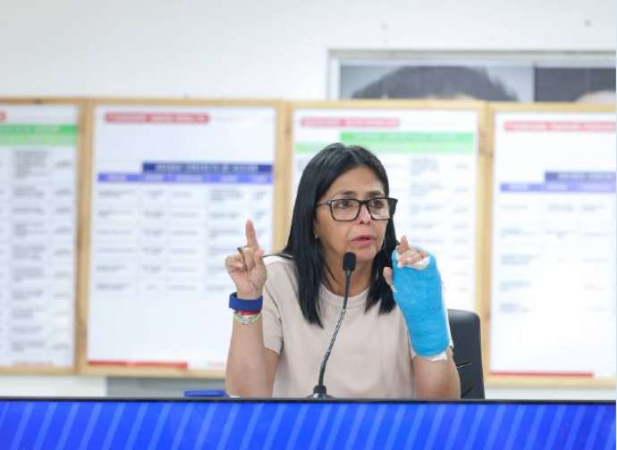 Delcy Rodríguez: «No habrá bloqueo que valga contra el mapa nacional de economía popular»