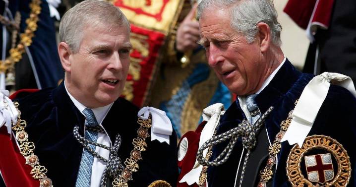 King strips Andrew of Garter and Royal Victorian Order honours