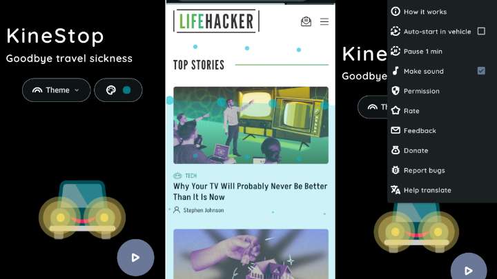 Reading in Cars Makes Me Nauseous, but This App Helps