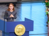 Quién es Ana Corina Sosa, la hija de María Corina Machado que se robó la ceremonia del Nobel de la Paz y fue ovacionada de pie