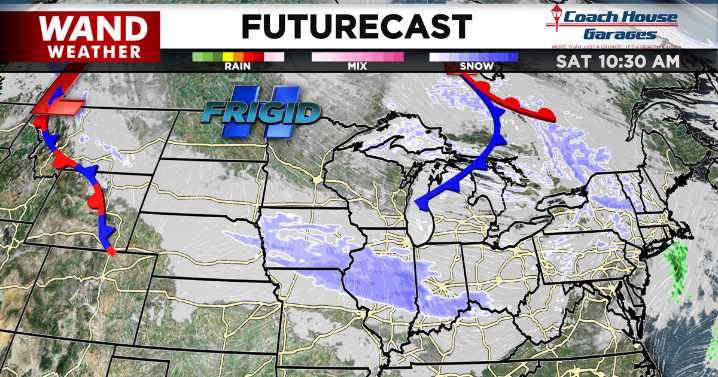 More snow and frigid air returns this weekend