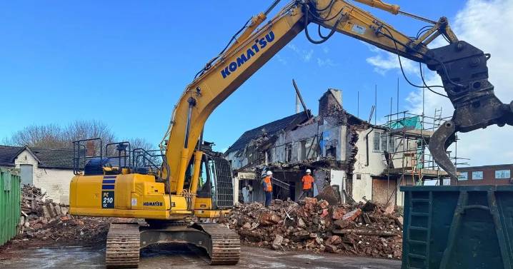 Merseyside village to be transformed as demolition begins on landmark pub