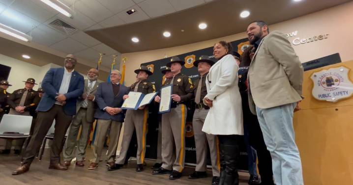 Delaware officers credited for stopping attack on UD police receive honor from lawmakers