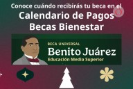 Beca Benito Juárez: calendario de pagos diciembre 2025