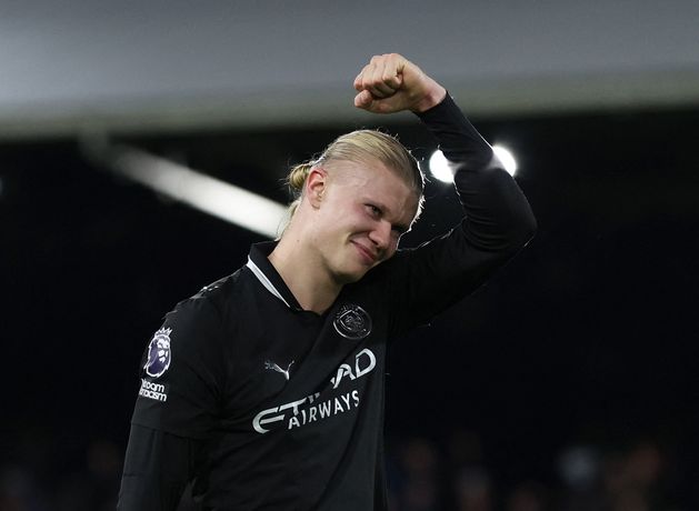 Erling Haaland breaks Premier League record as Man City nearly squander four