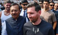 Messi en la India concluye con disturbios en Calcuta (+ video)