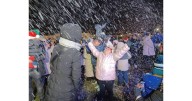 A White Christmas in Belleville: “Snow” Spreads Cheer at Annual Christmas Tree Lighting