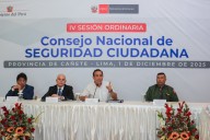 Presidente José Jerí lidera sesión del Consejo Nacional de Seguridad Ciudadana
