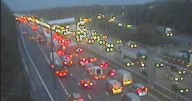 M6 and M62 live updates as crashes cause long delays