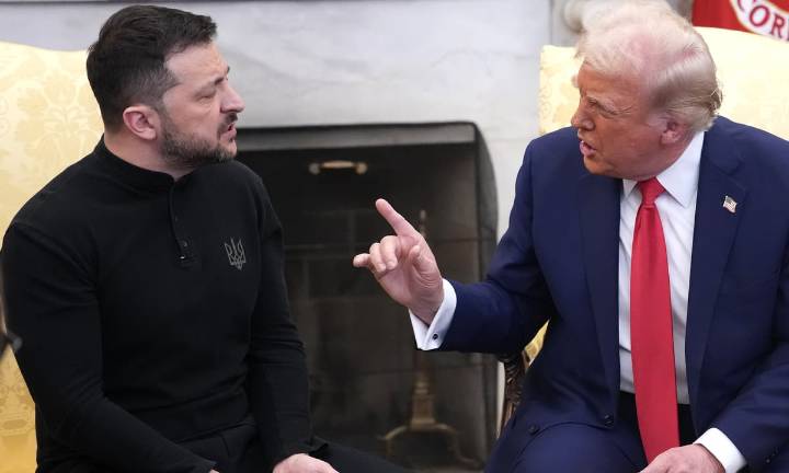 London peace talks: Zelensky tells of split with US on Trump plan to hand swathes of eastern Ukraine to Putin