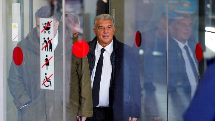 Joan Laporta dice que nunca vio los informes de Negreira