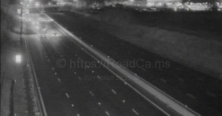 M1 Northampton live as all traffic stopped on busy UK motorway after crash
