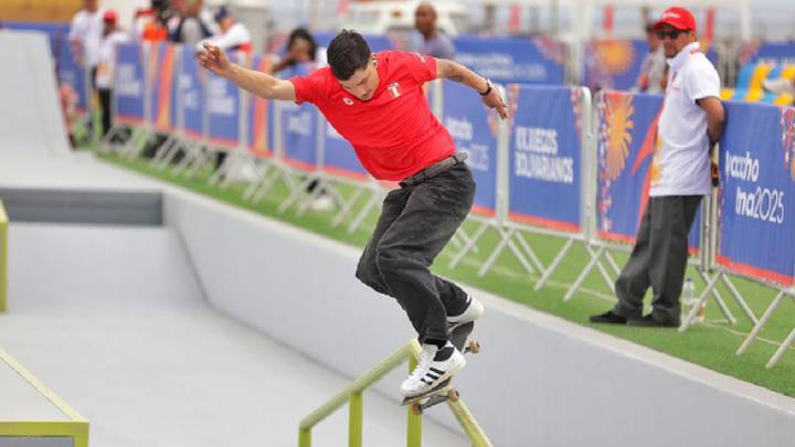 Angelo Caro lidera el skate en los Bolivarianos 2025