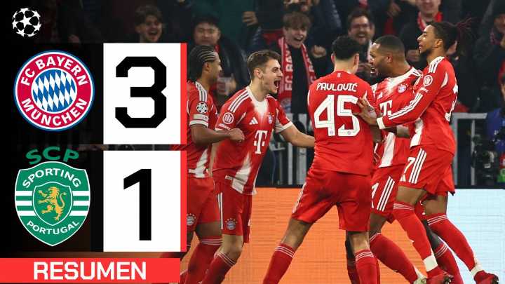 Bayern 3-1 Sporting de Portugal | Resumen Champions League