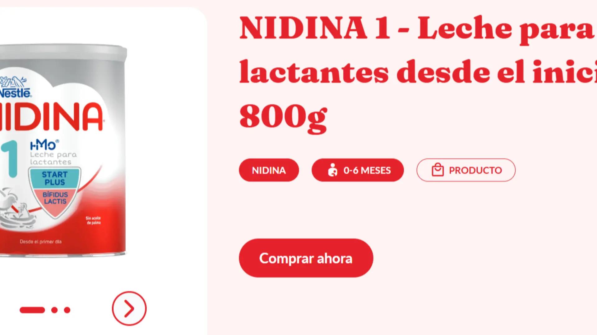 Alertan de una posible bacteria en leche en polvo de Nestlé para lactantes