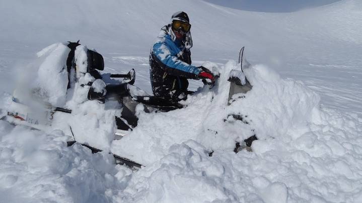 Manitoba Man Intends to Snowmobile Well Into June This Year