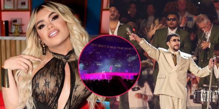 Wendy Guevara fue invitada por Bad Bunny a “La Casita” en el Estadio GNP Seguros de la CDMX