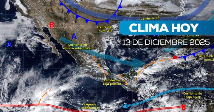 Del calor al paraguas: así se moverá el clima este sábado en México