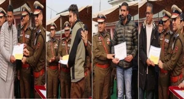 SDRF honours four civilians for rescue efforts in Pahalgam terror attack, Nowgam blast