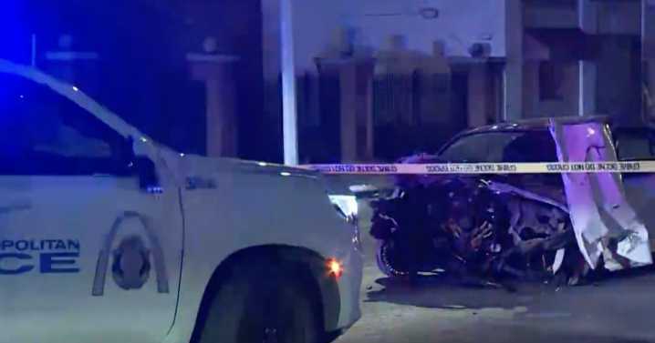 Man fleeing police from North County dies in crash. Two people hurt.