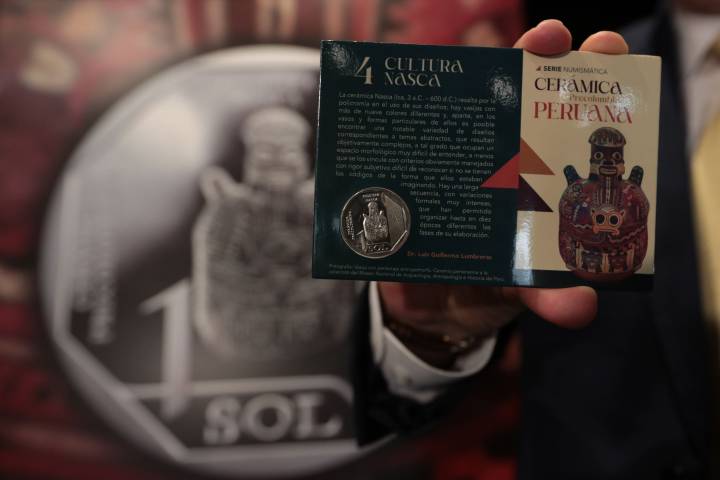 BCR lanza moneda de S/1 dedicada a la cultura Nasca