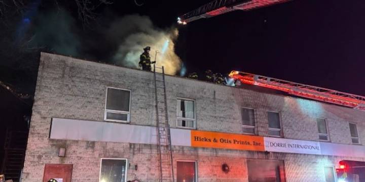Electrical fire at vacant warehouse under investigation