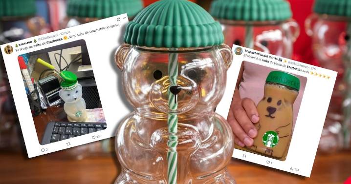 Un ‘Bearista Glass’ que provoca ‘rugidos de tripas’… y memes: Los mejores del oso de Starbucks