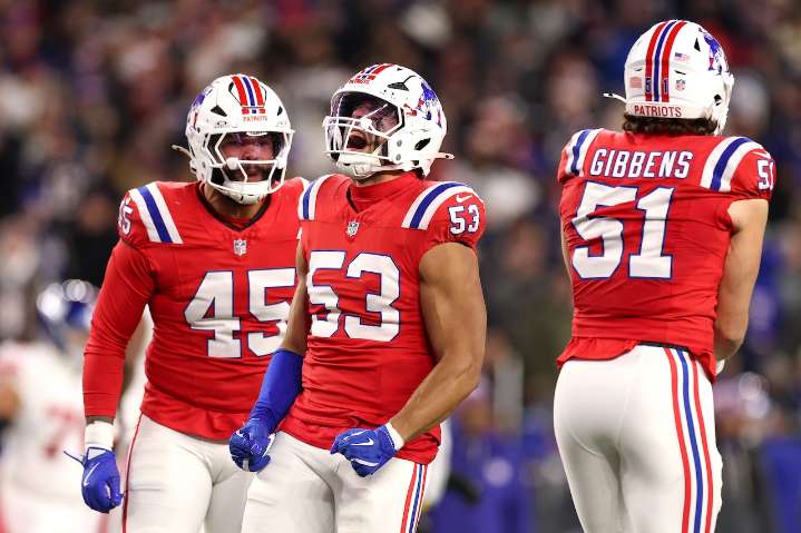 How Patriots linebacker’s hit set tone for a decisive win
