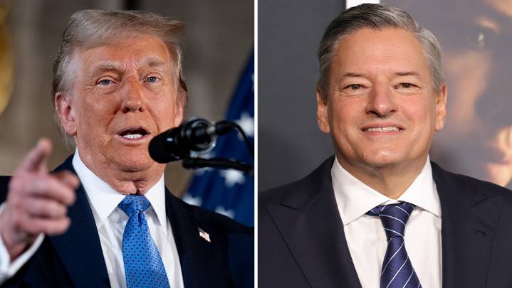 Donald Trump Praises Ted Sarandos But Says Netflix-WBD Would Have "Great Big Market Share" In Streaming