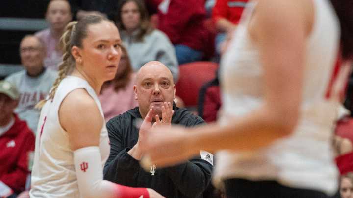 Steve Aird keeping things loose with IU volleyball in NCAA Tournament