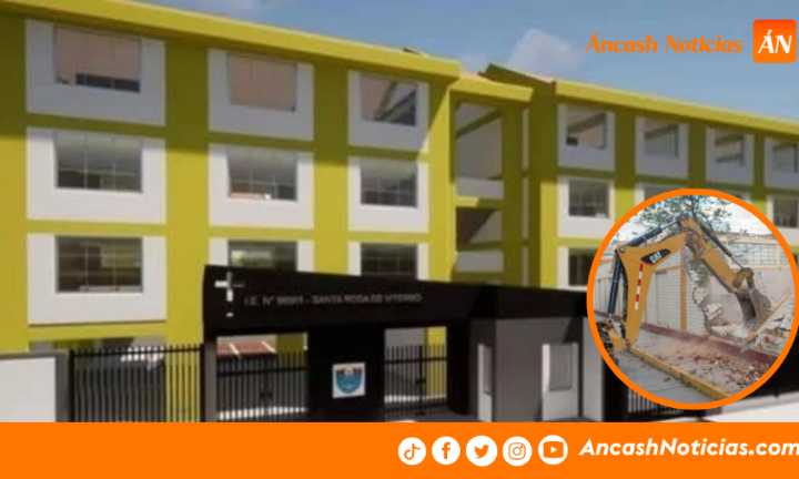 Huaraz: Exdirigente del Colegio Santa Rosa de Viterbo pide al GORE Áncash retomar obra paralizada